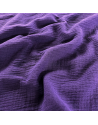 Tissu Double gaze coton - Uni - Mauve
