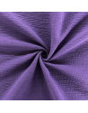 Tissu Double gaze coton - Uni - Mauve