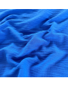 Tissu Double gaze - Uni - Bleu roi