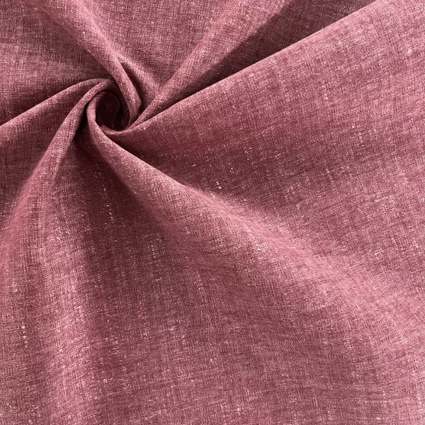 Tissu ameublement moucheté  - Bordeau clair 140 large