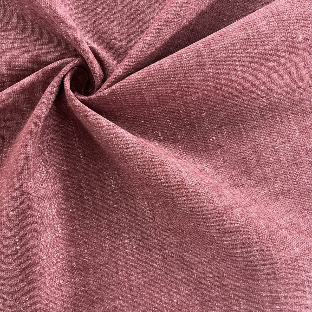 Tissu ameublement moucheté  - Bordeau clair 140 large