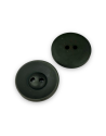 Bouton polyester 28mm  - Kaki - 2 trous