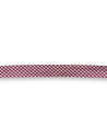 Biais vichy - Rouge cerise / Blanc - 1.5 cm de large