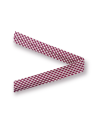 Biais vichy - Rouge cerise / Blanc - 1.5 cm de large