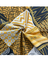 Popeline imprimé - Patchwork Jaune