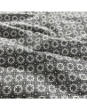 Popeline imprimé 160 large - Cercle gris