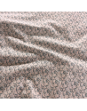 Popeline imprimé 145 large - Feuille minimaliste fond vieux rose