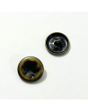 Bouton métallique - Bronze ondulé - 20mm