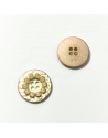 Bouton métallique - Incrusté de pierre - 23mm
