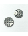 Bouton métallique - Zinc - 30mm