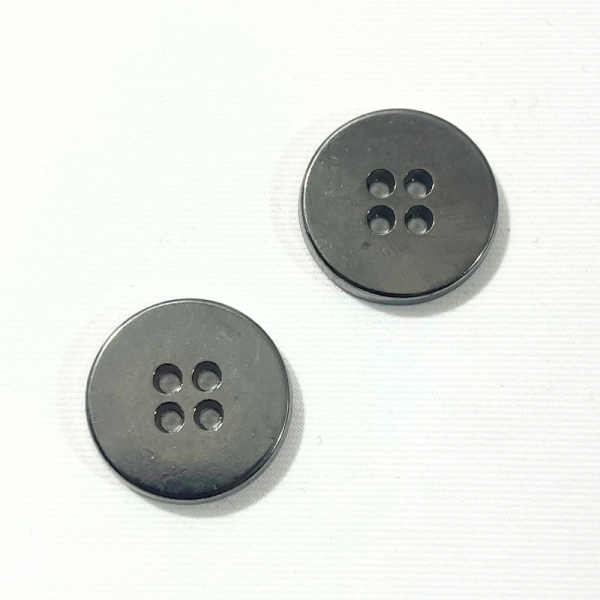 Bouton métallique - Canon de fusil - 23mm