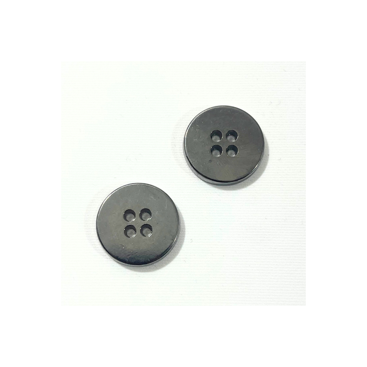 Bouton métallique - Canon de fusil - 23mm