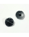 Bouton métallique - Gris foncé - 21mm