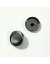 Bouton métallique - Canon de fusil plat - 23mm