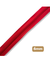 Fermeture au mètre - maille spirale 6mm - Rouge