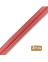 Fermeture au mètre - maille spirale 3mm - Rose peau