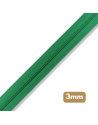 Fermeture au mètre - maille spirale 3mm - Vert
