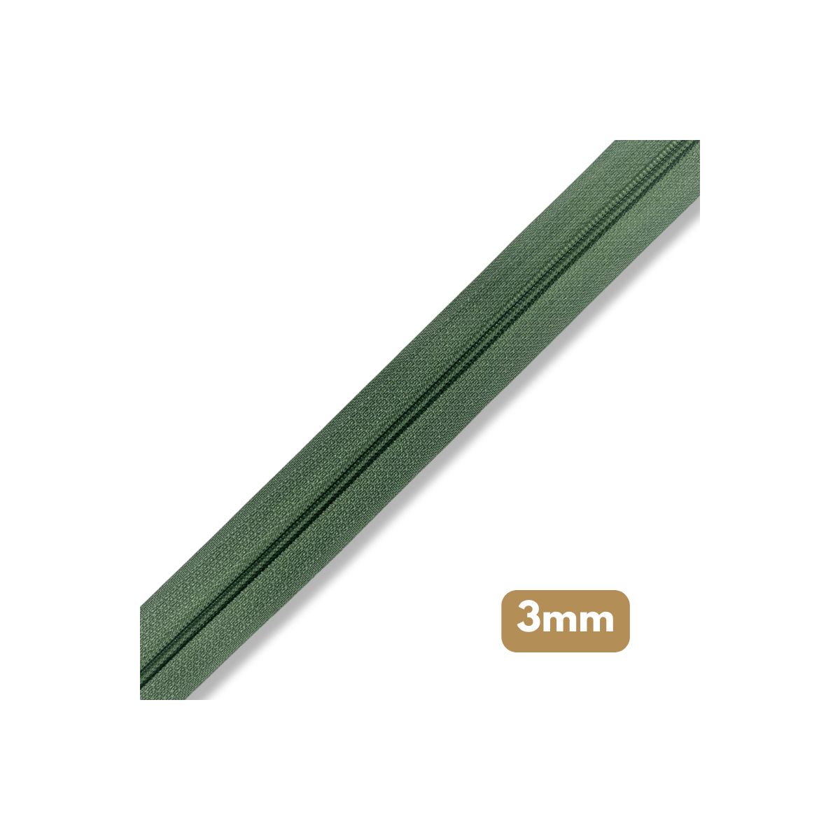 Fermeture au mètre - maille spirale 3mm - Vert d'eau