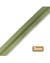 Fermeture au mètre - maille spirale 3mm - Vert mousse