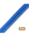 Fermeture au mètre - maille spirale 3mm - Bleu