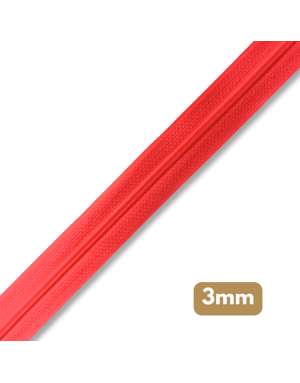 Fermeture au mètre - maille spirale 3mm - Fushia