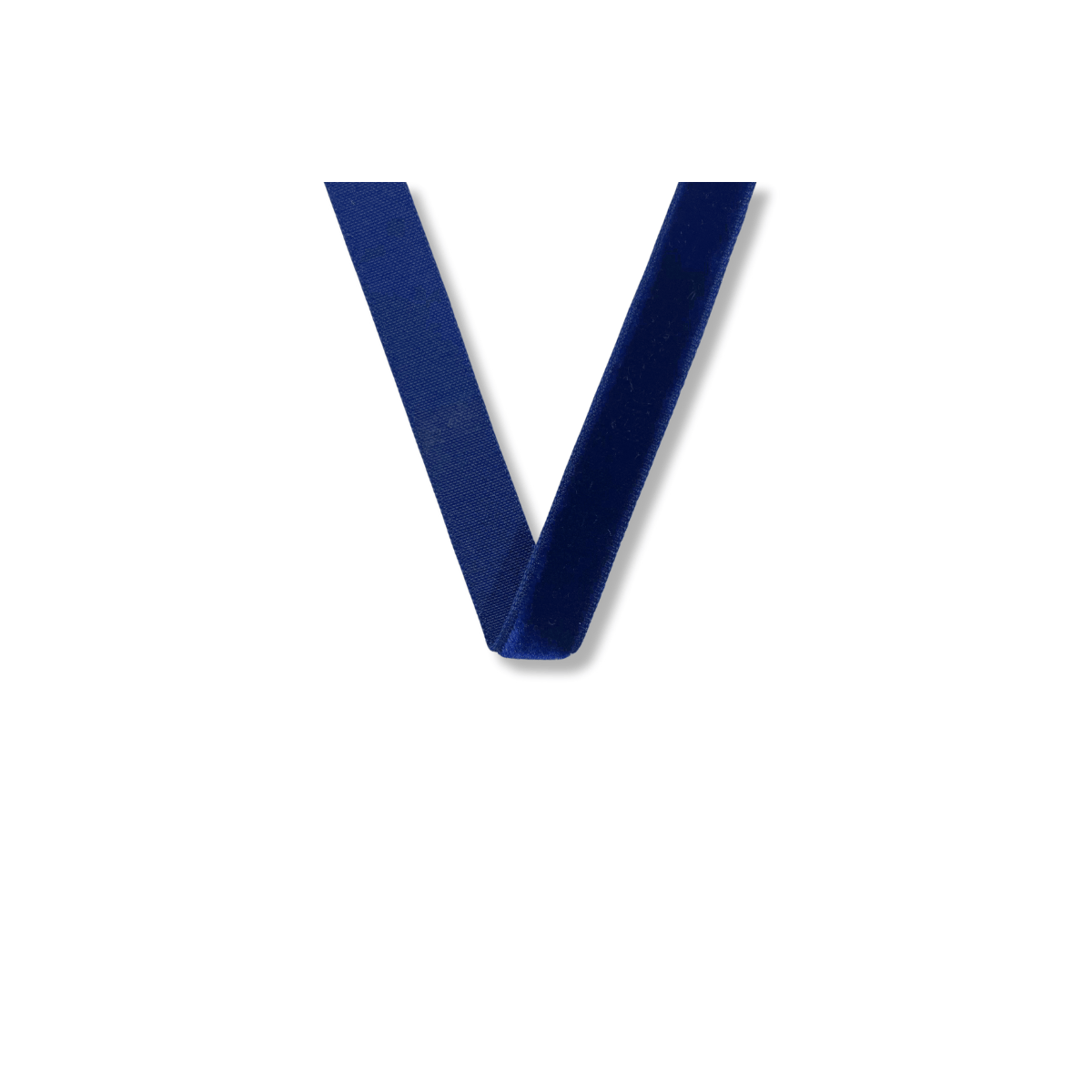 Ruban velours - Bleu marine - 1,5 cm