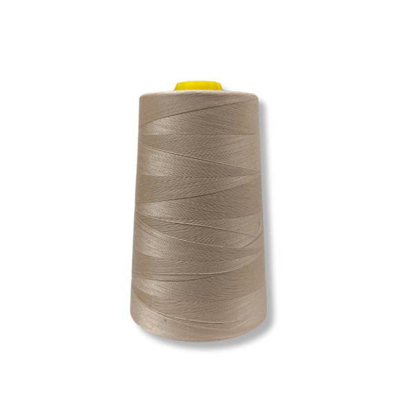 Bobine de fil - Beige - 100 % Polyester Bobine de fil - Beige - 100 % Polyester