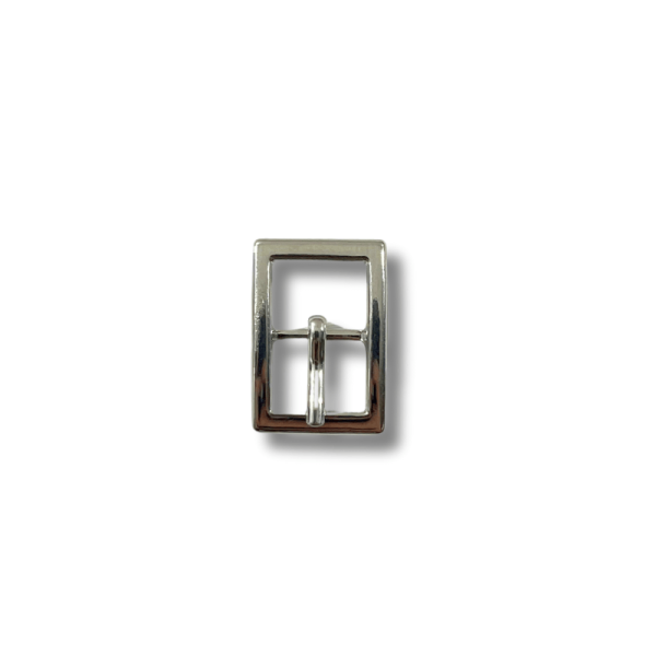 Boucle métal argent passage 1 cm Boucle métal argent passage 1 cm