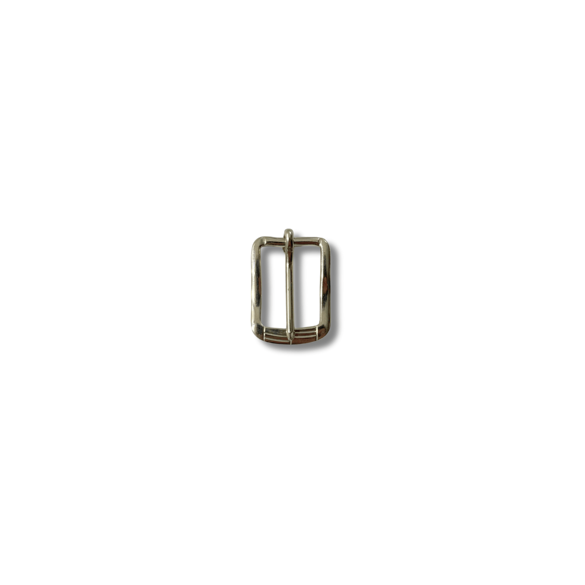 Boucle métal argent passage 2 cm