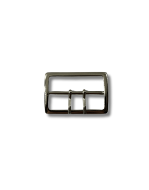 Boucle métal argent passage 4,5 cm