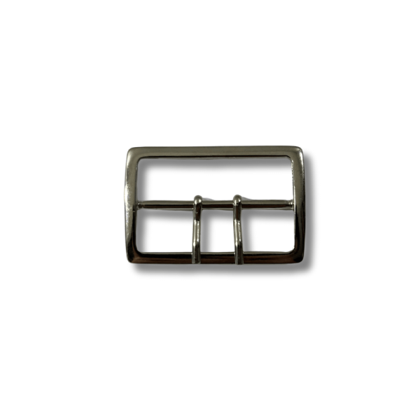 Boucle métal argent passage 4,5 cm