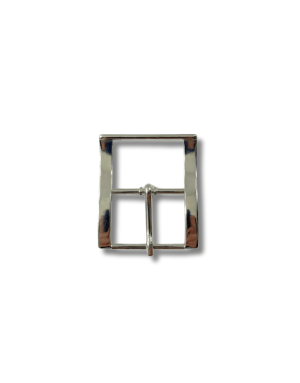 Boucle métal argent passage 3 cm