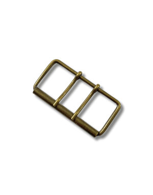 Boucle bronze métal 2 ardillons passage 2,5 cm