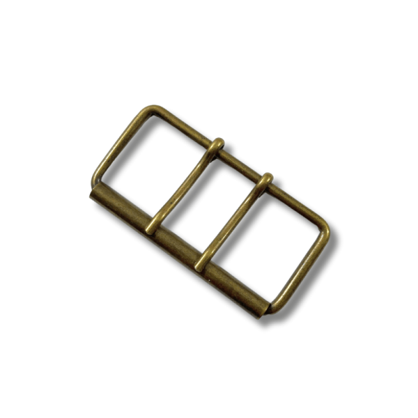 Boucle bronze métal 2 ardillons passage 2,5 cm