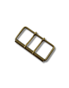 Boucle bronze métal 2 ardillons passage 2,5 cm