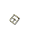 Boucle argent métal passage 1,5 cm