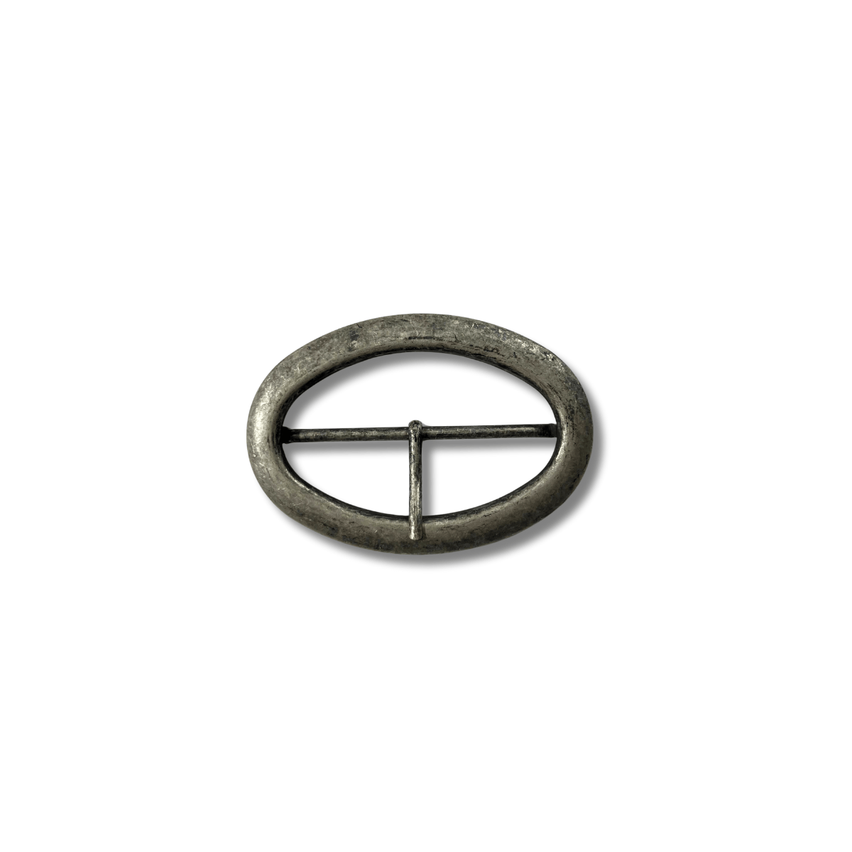 Boucle métal argent vieilli passage 8 cm