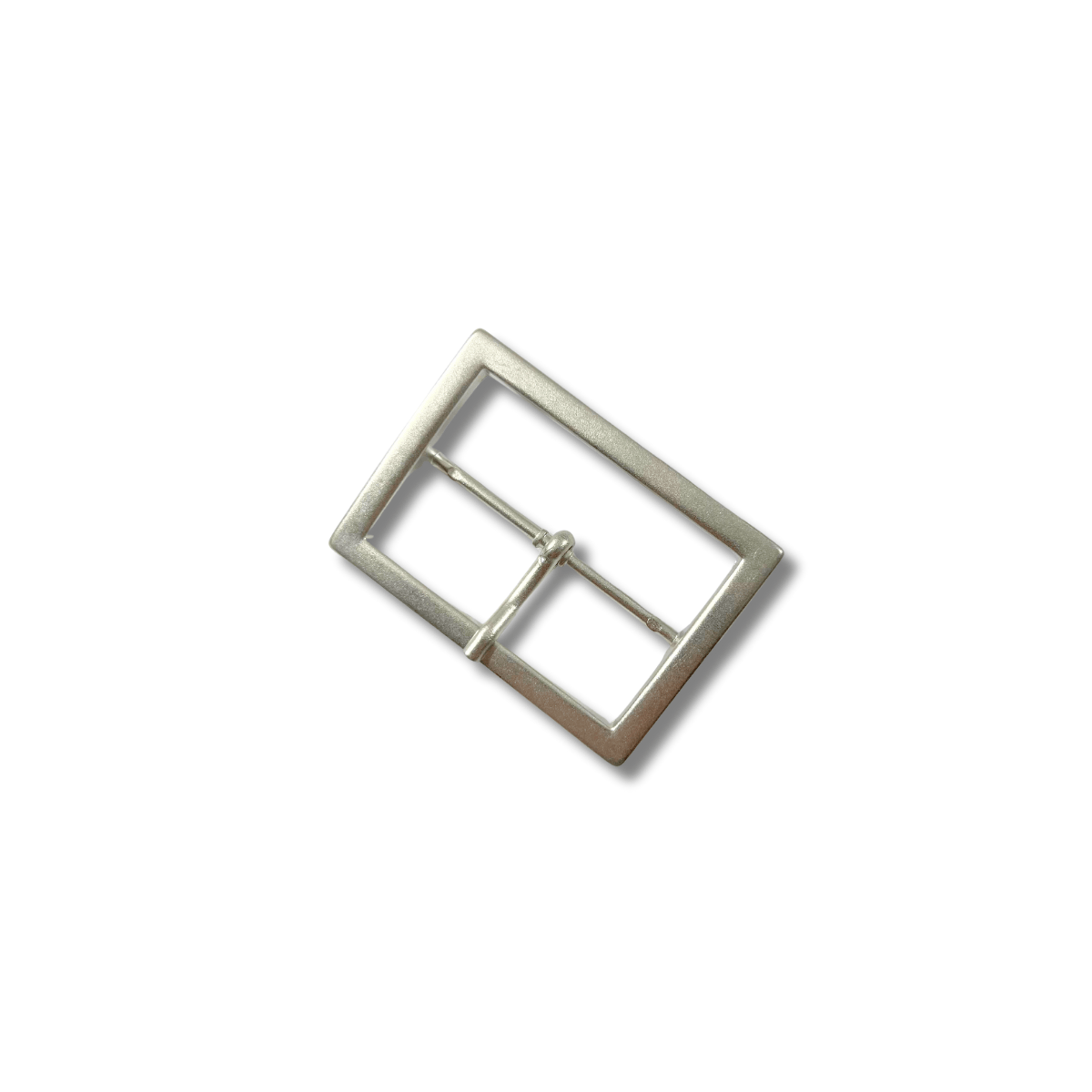 Boucle argent métal passage 6 cm