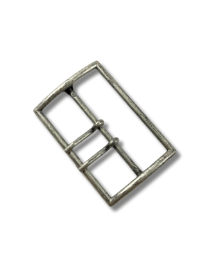 Boucle métal argent vieilli passage 7 cm
