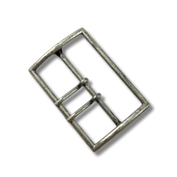 Boucle métal argent vieilli passage 7 cm Boucle métal argent vieilli passage 7 cm