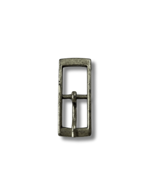 Boucle métal argent passage 1,5 cm