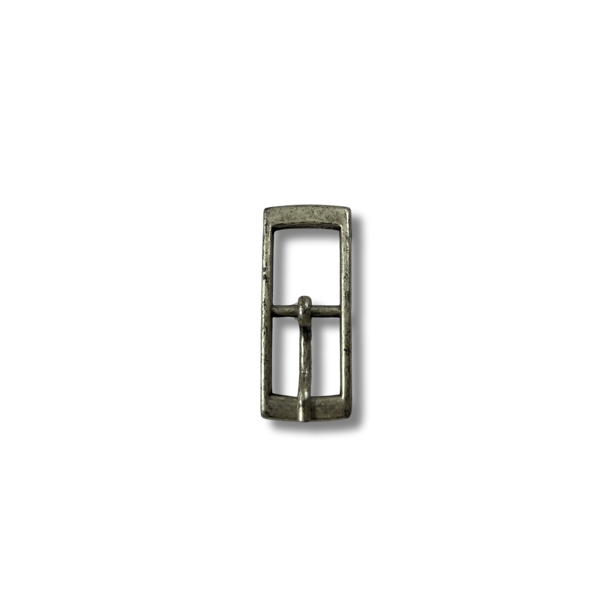Boucle métal argent passage 1,5 cm