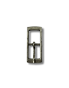 Boucle métal argent passage 1,5 cm