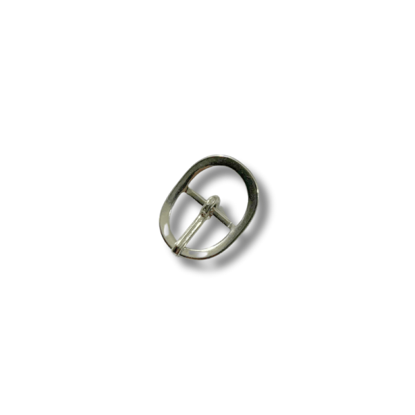 Boucle métal argent passage 1 cm Boucle métal argent passage 1 cm