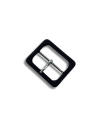 Boucle métal recouvert tissus noir passage 4 cm