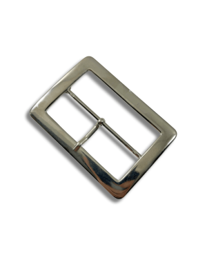 Boucle métal argent passage 7,5 cm