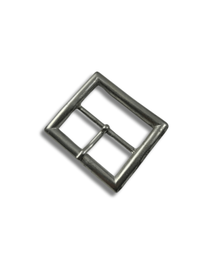 Boucle métal argent passage 5 cm
