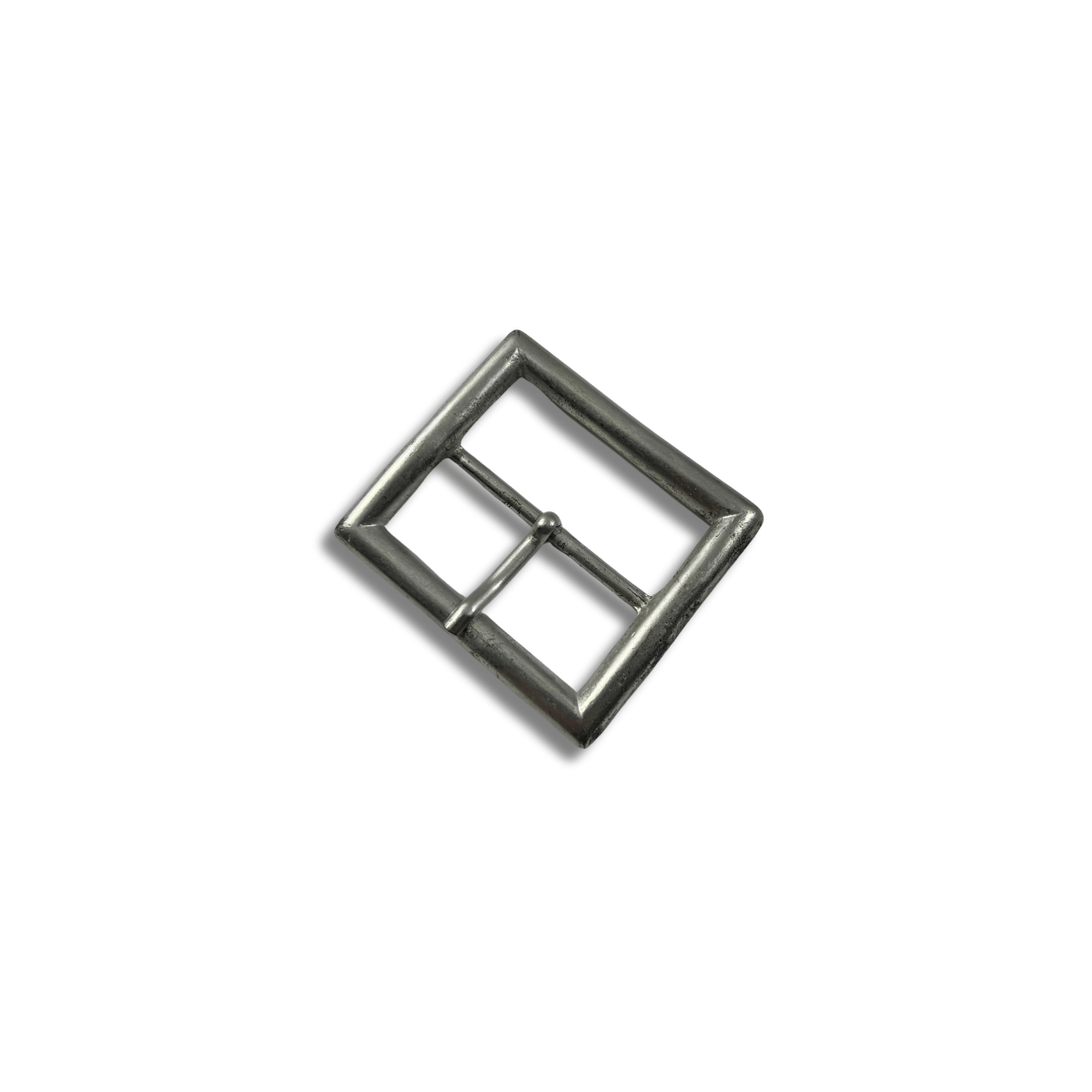 Boucle métal argent passage 5 cm