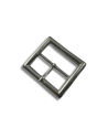 Boucle métal argent passage 5 cm