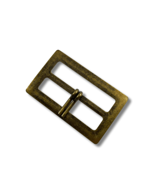 Boucle métal bronze 2 ardillons passage 7 cm